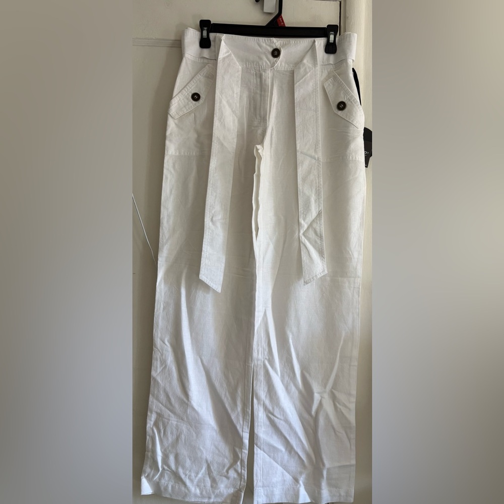 Wide Leg White Pants